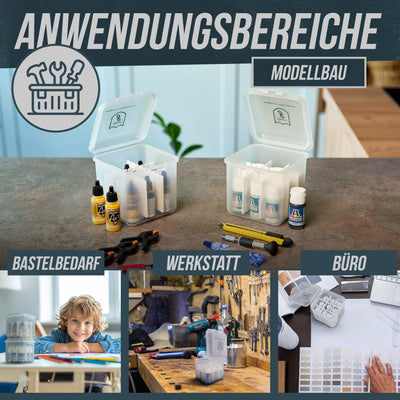 Lockdown Bottles Modellbau-Farben Sortierbox