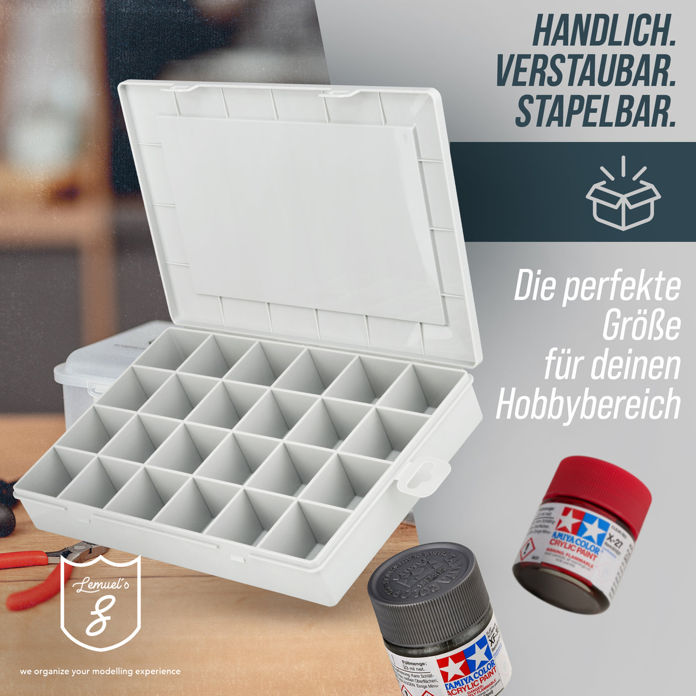 Lockdown Heavy Farbaufbewahrung für Modellbau