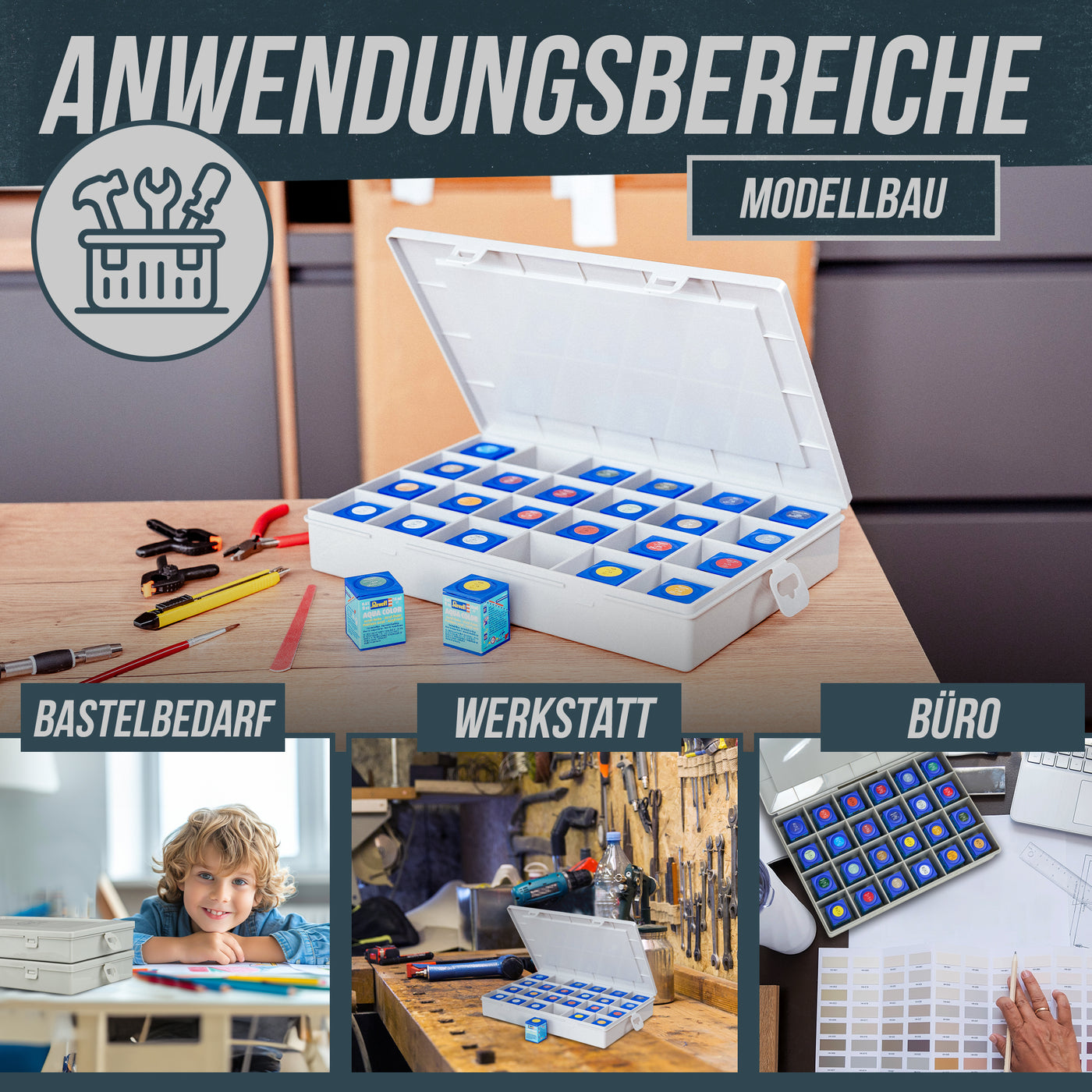 Lockdown Heavy Farbaufbewahrung für Modellbau