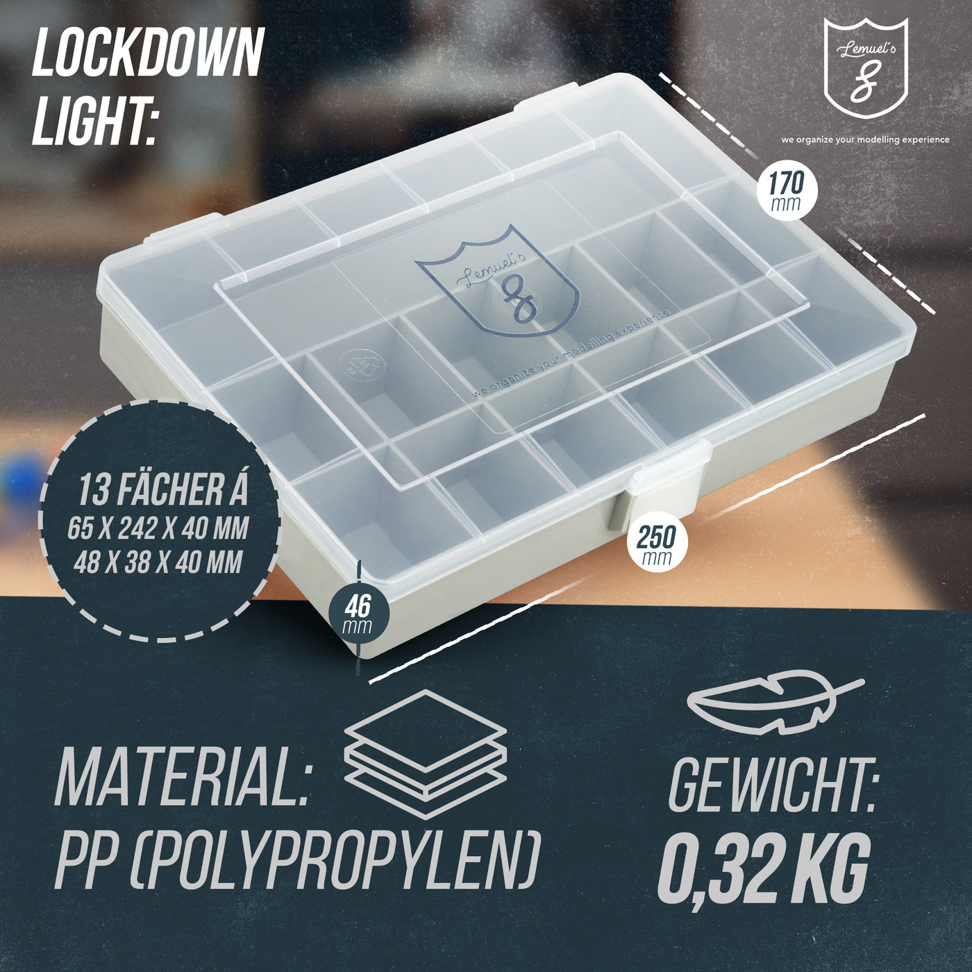 Lockdown Light Farborganizer für Modellbau
